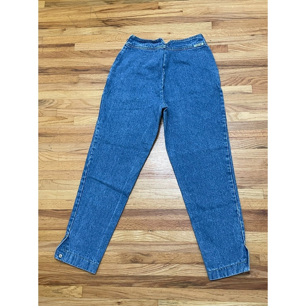 Cherokee Women's 11 Blue Jeans Denim Cotton Skinny Leg 80s Mom VTG USA - Picture 2 of 9